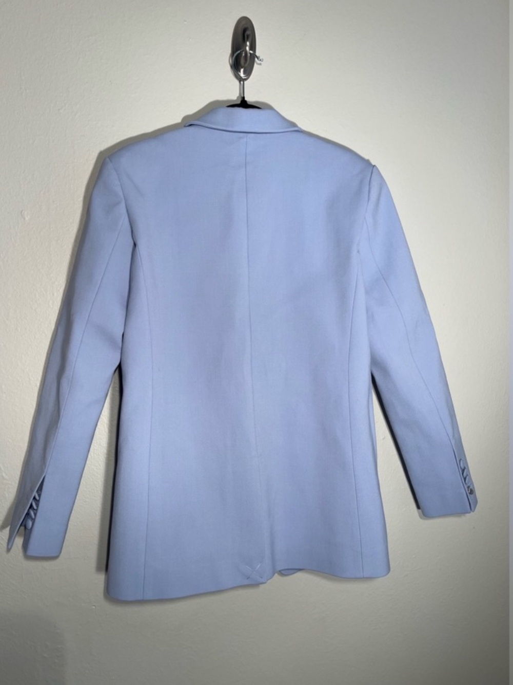 $1,150 MRSP | Coperni | Twisted Cut Out Tailored Jacket | Pale Lavender | US 10 - Picture 15 of 16